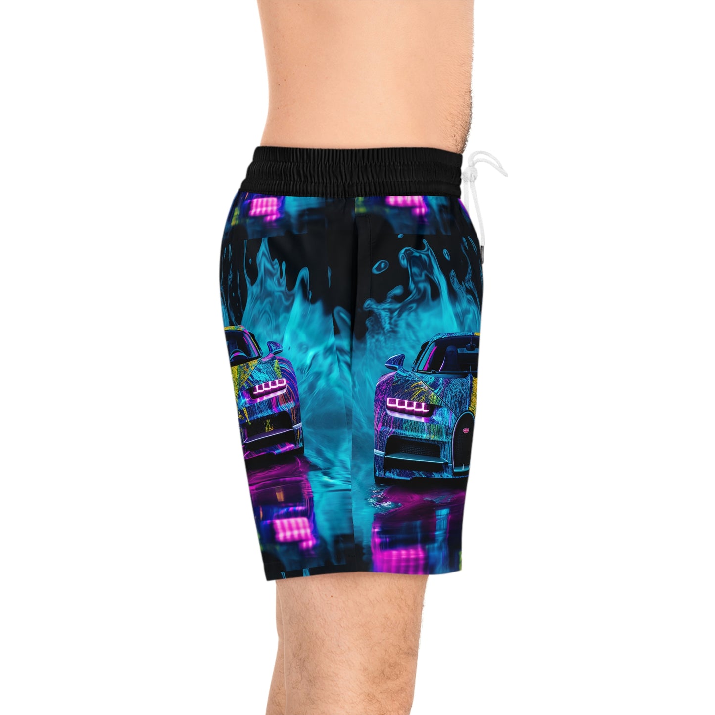 Men's Mid-Length Swim Shorts (AOP) Bugatti water 2