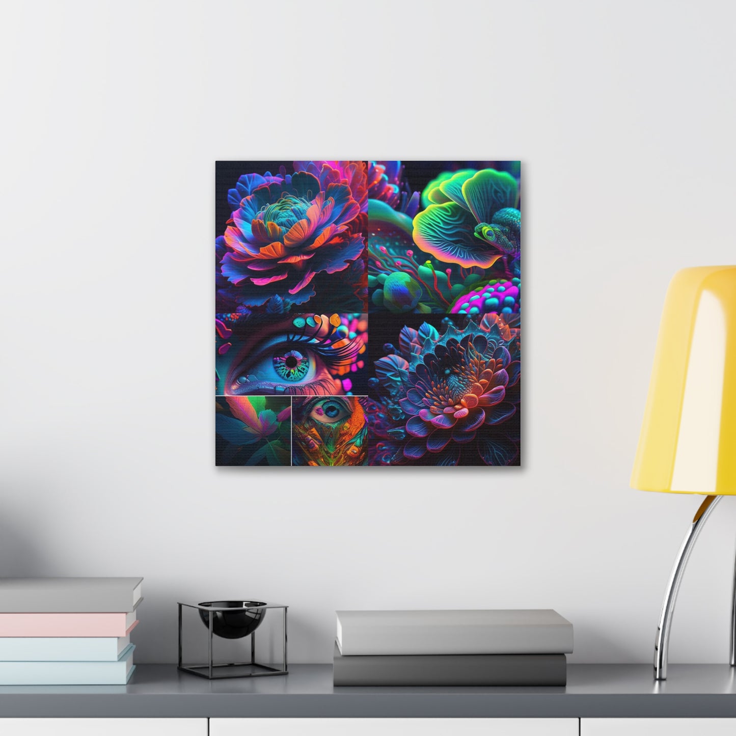 Canvas Gallery Wraps Neon Florescent Glow