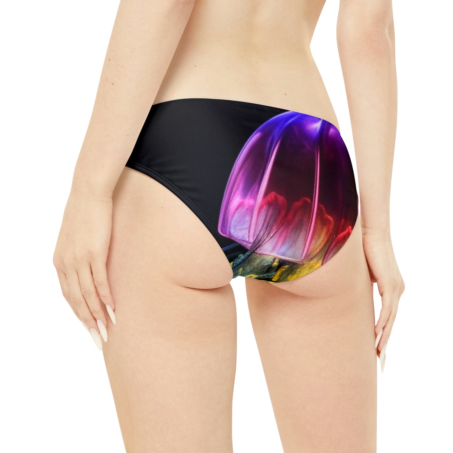 Strappy Bikini Set (AOP) Florescent Jelly 1