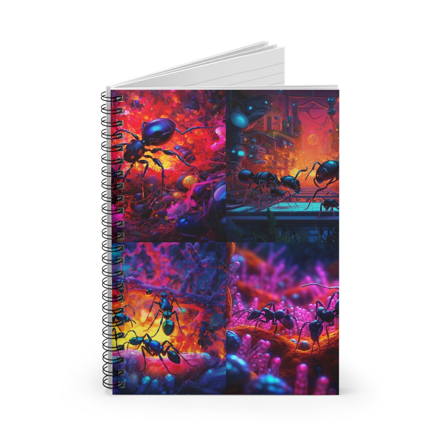 Spiral Notebook - Ruled Line Ants Home 5