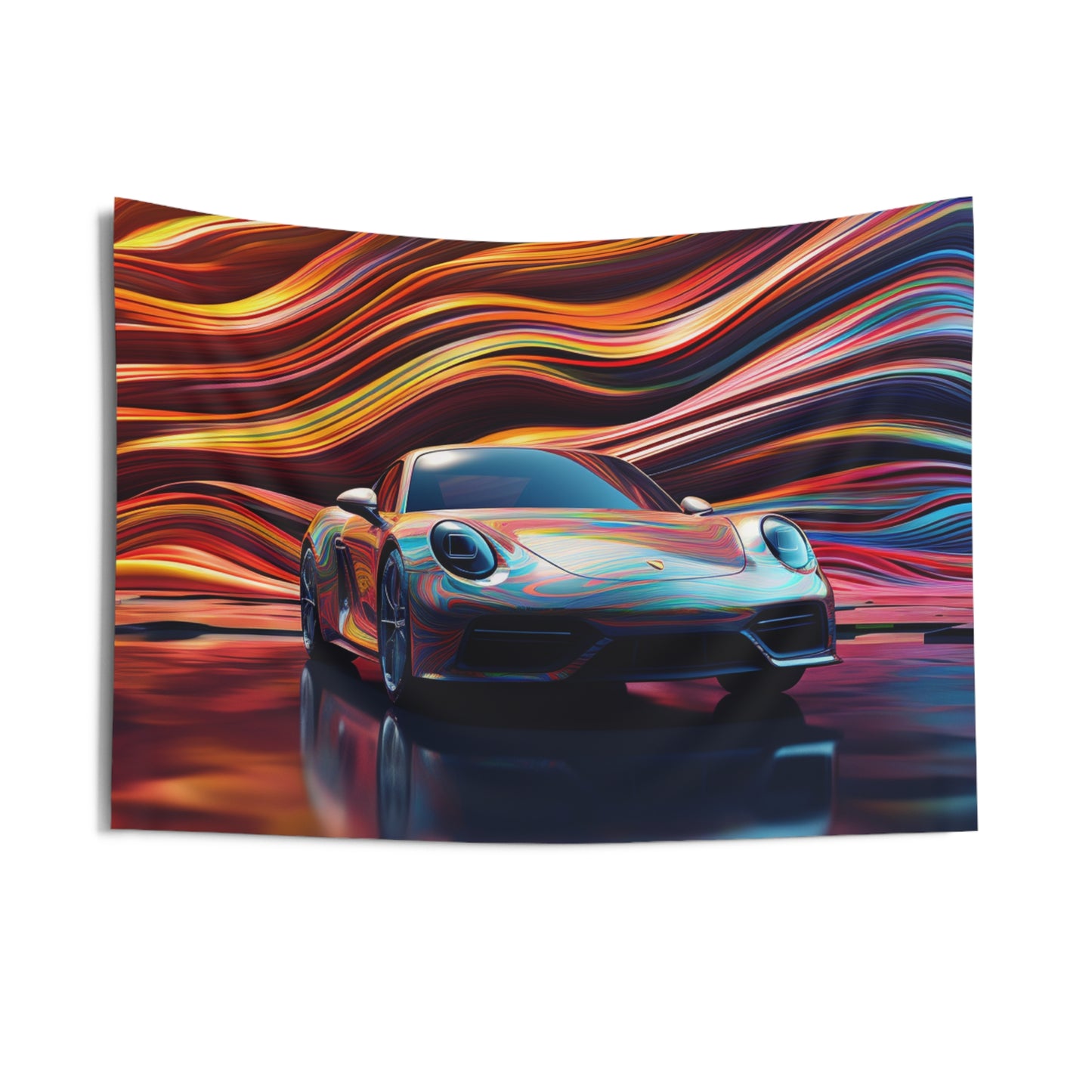 Indoor Wall Tapestries Porsche Water Fusion 1