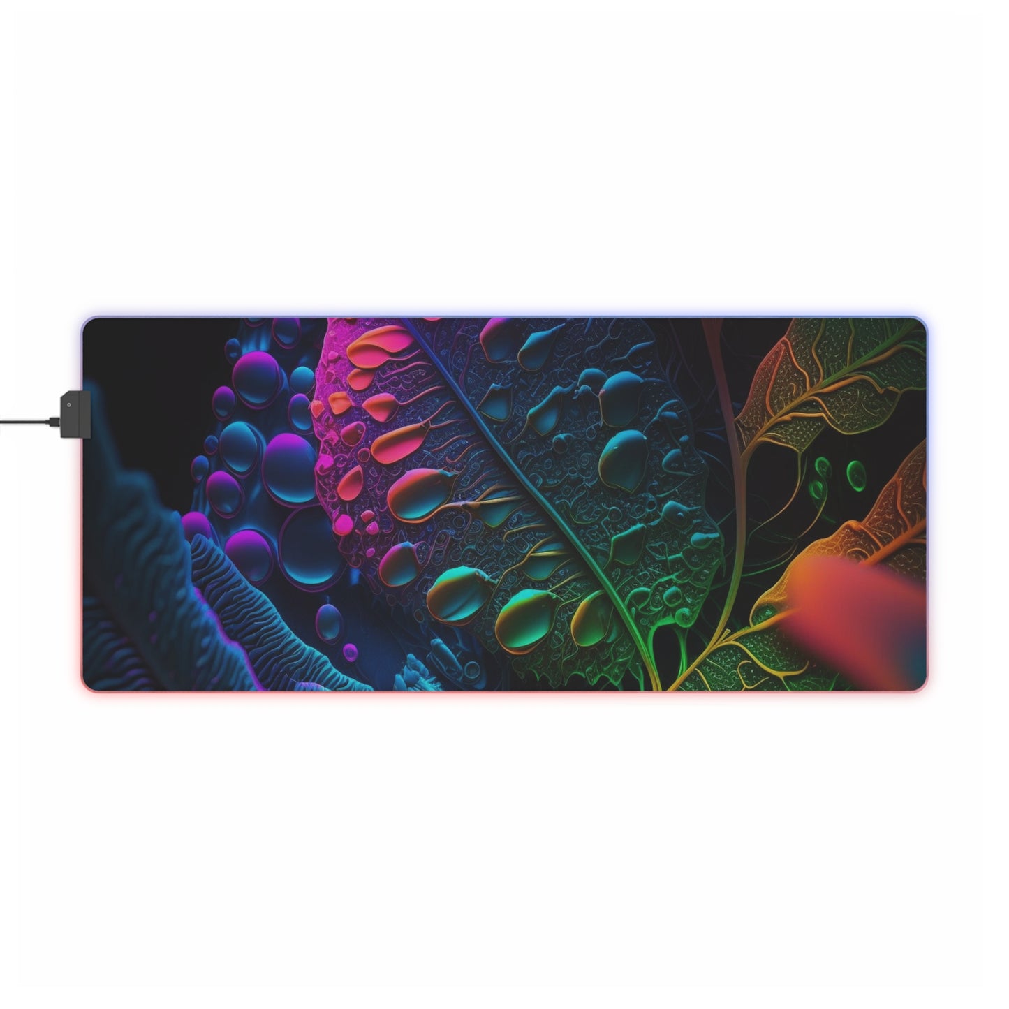 LED Gaming Mouse Pad Macro Reef Florescent 4