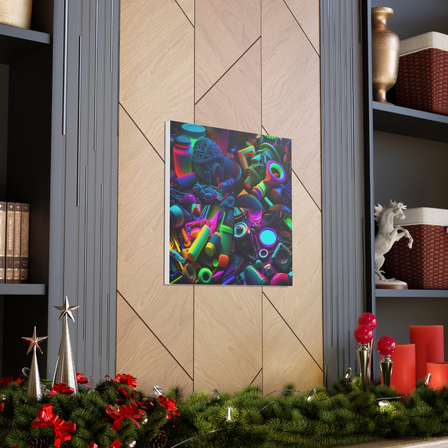 Canvas Gallery Wraps Neon Glow