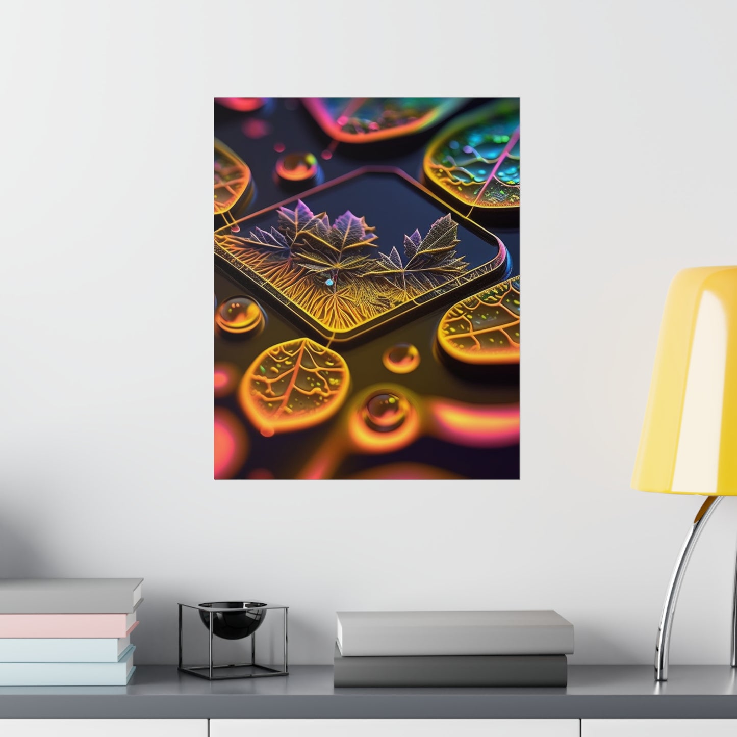 Premium Matte Vertical Posters Macro Florescent 4