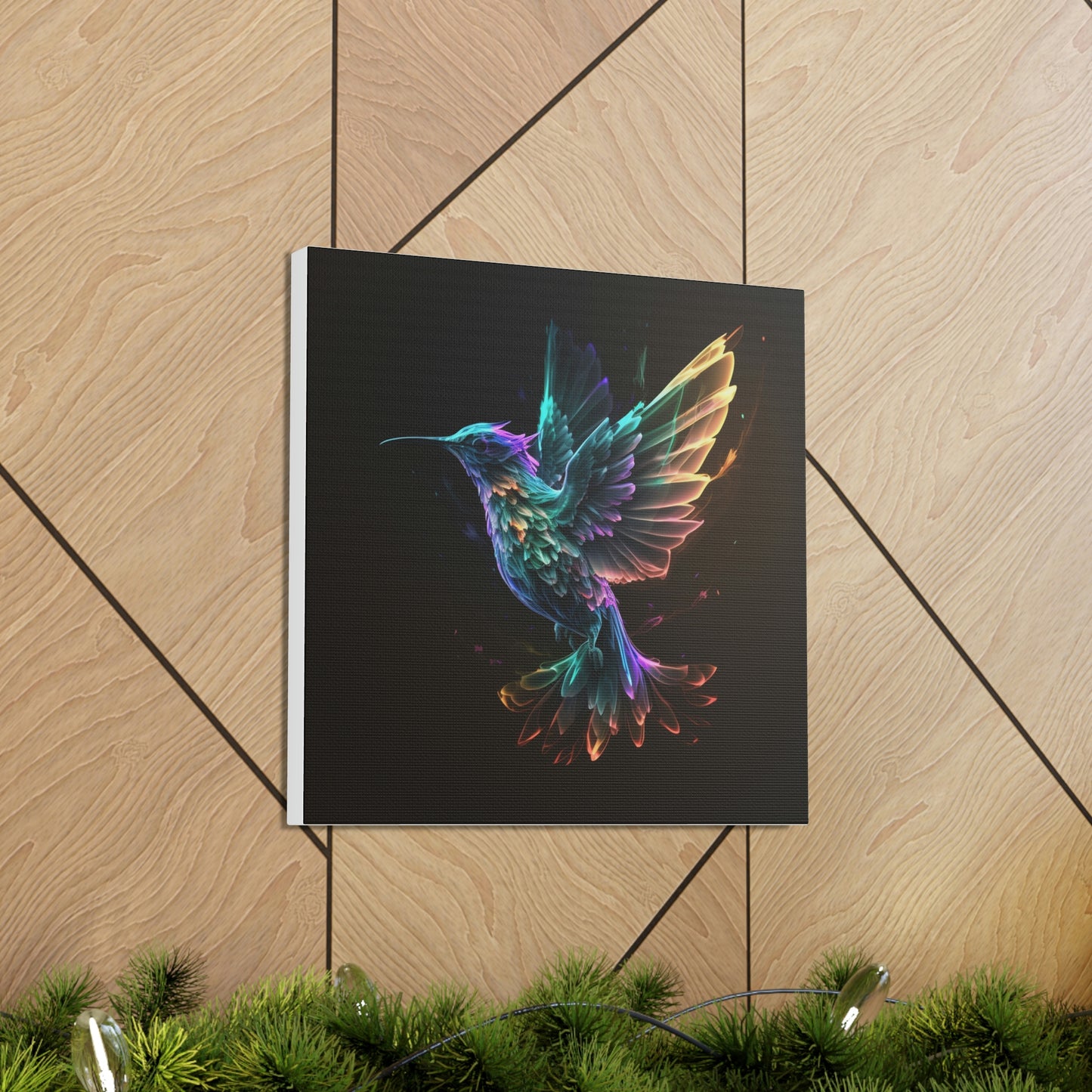 Hummingbird florescent glow