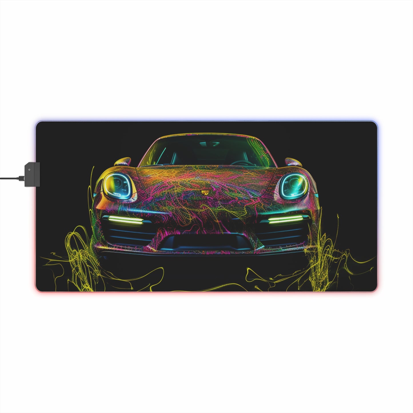 LED Gaming Mouse Pad Porsche Flair 2