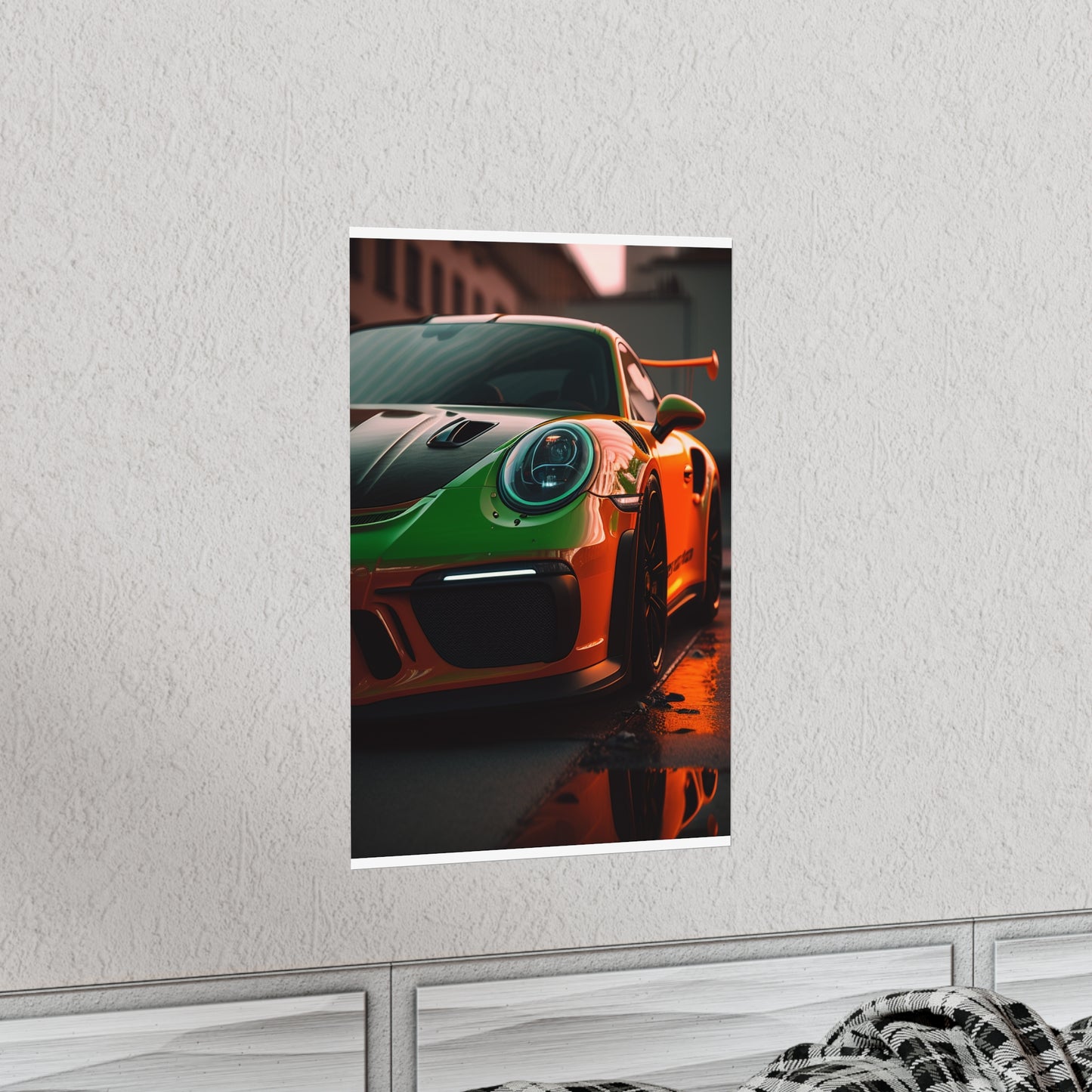 Premium Matte Vertical Posters porsche 911 gt3 2