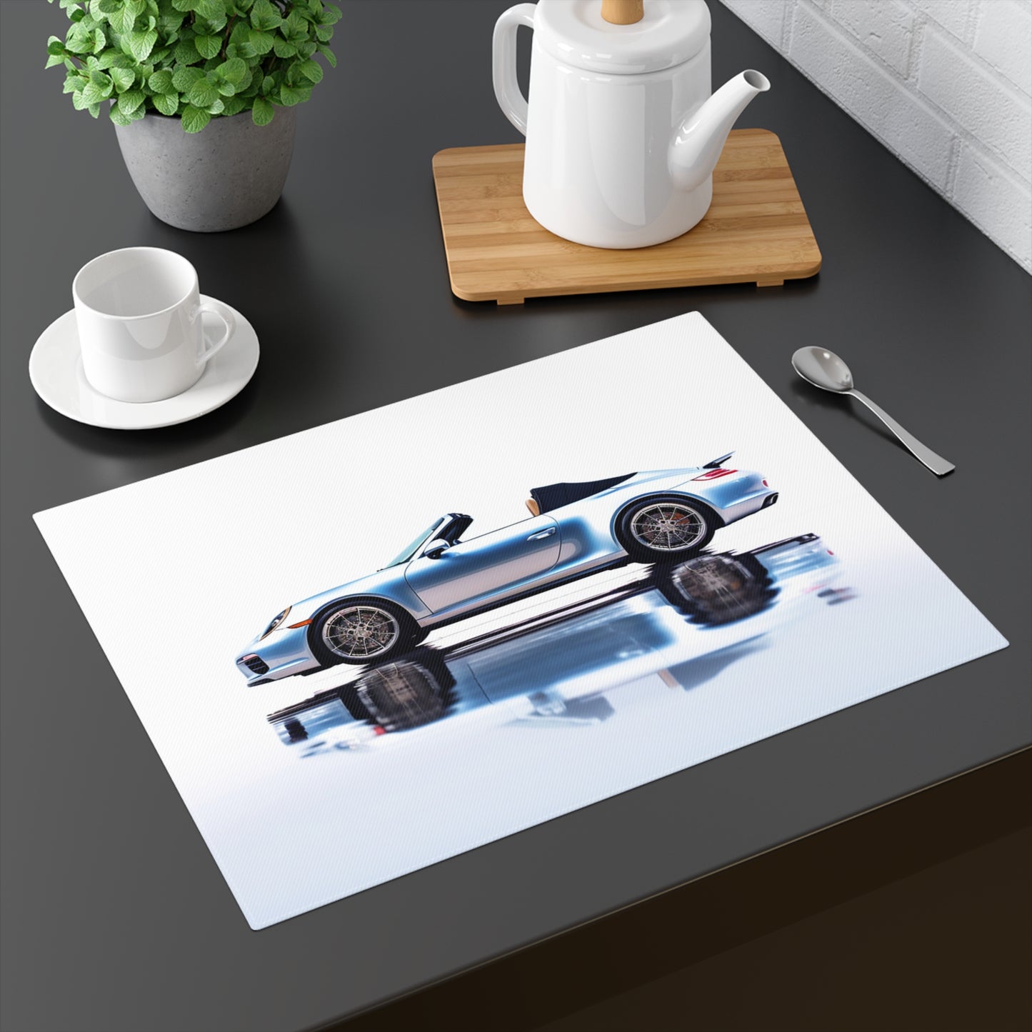 Placemat, 1pc 911 Speedster on water 1