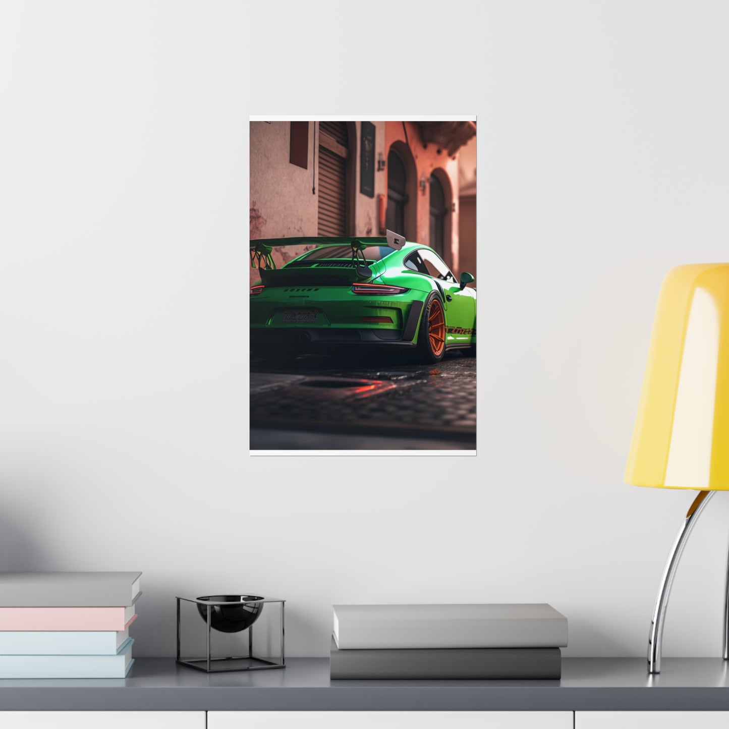 Premium Matte Vertical Posters porsche 911 gt3 1