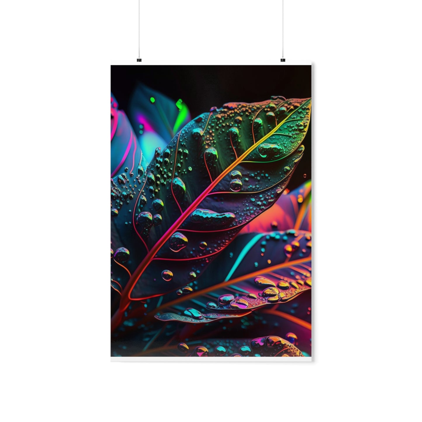 Premium Matte Vertical Posters Macro Florescent 3