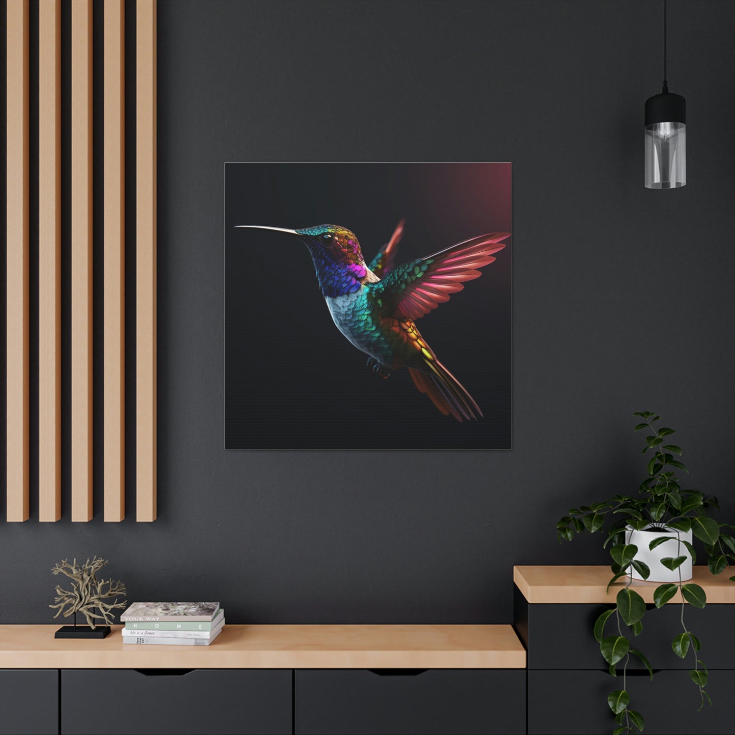 colorful hummingbird real look