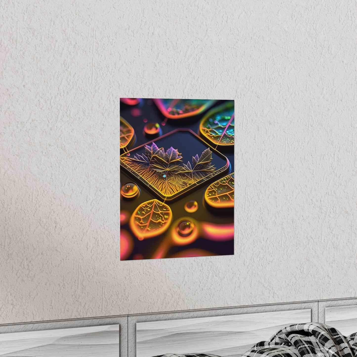 Premium Matte Vertical Posters Macro Florescent 4