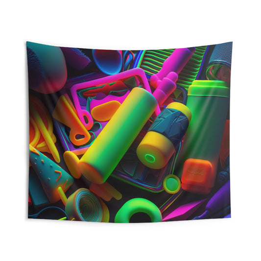 Indoor Wall Tapestries Neon Glow 3