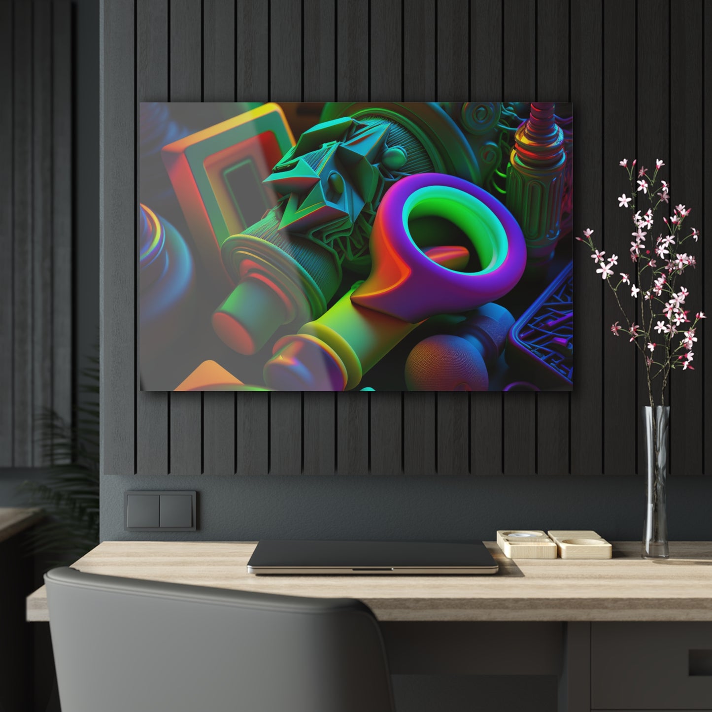 Acrylic Prints Neon Glow 2