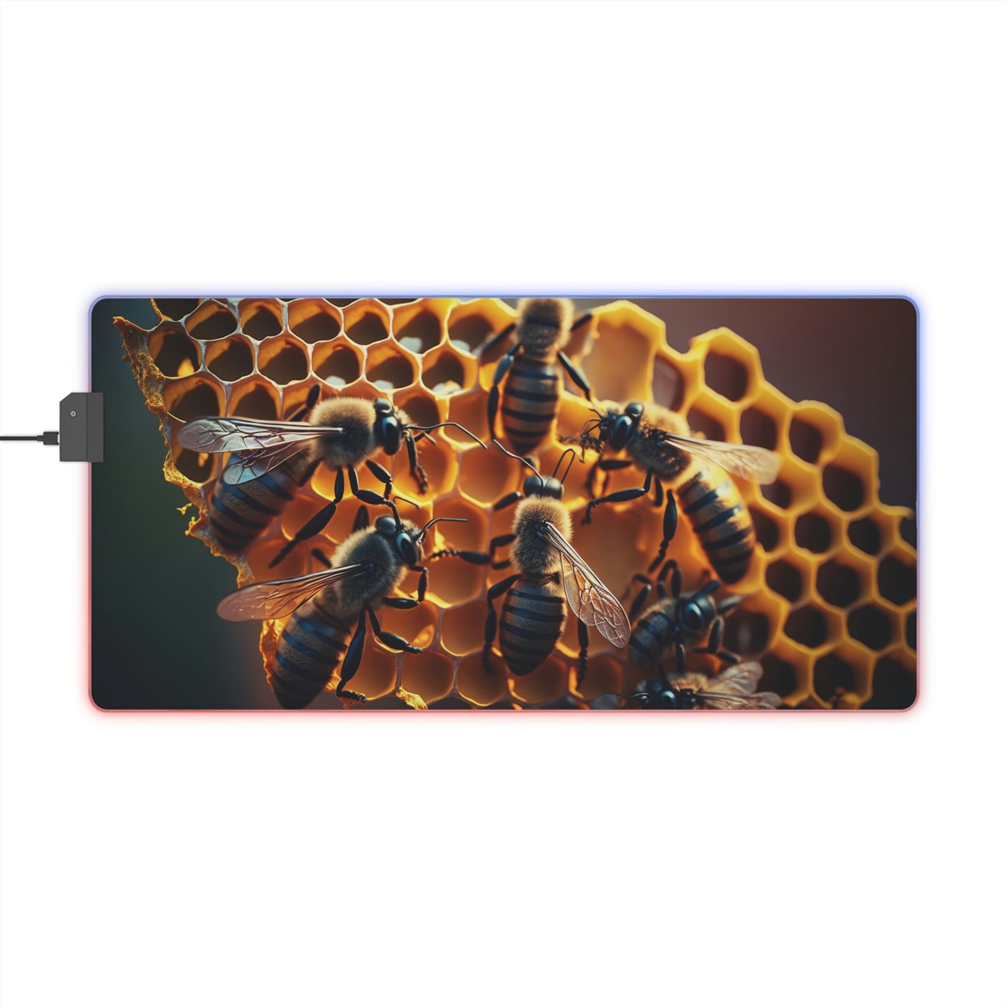 LED Gaming Mouse Pad macro bee 2