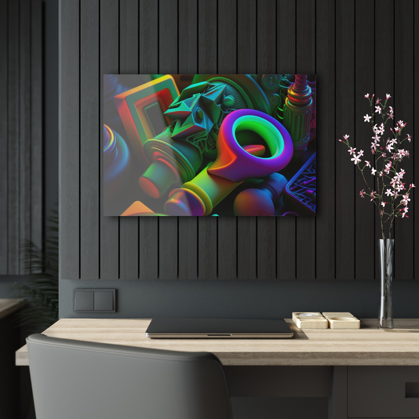 Acrylic Prints Neon Glow 2