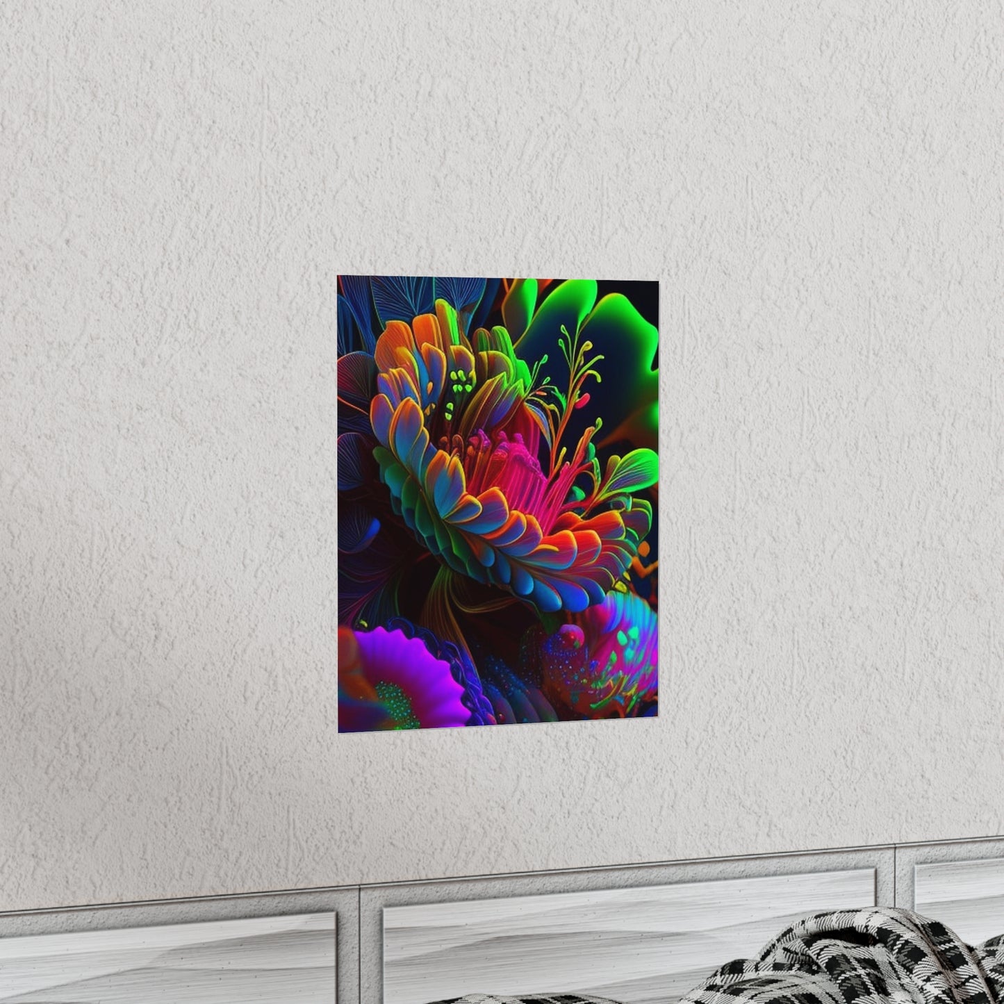 Premium Matte Vertical Posters Macro Florescent 2