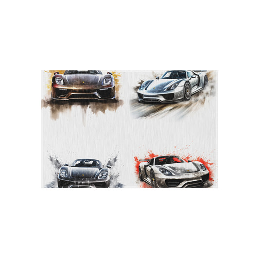 Outdoor Rug  918 Spyder white background driving fast with water splashing 5