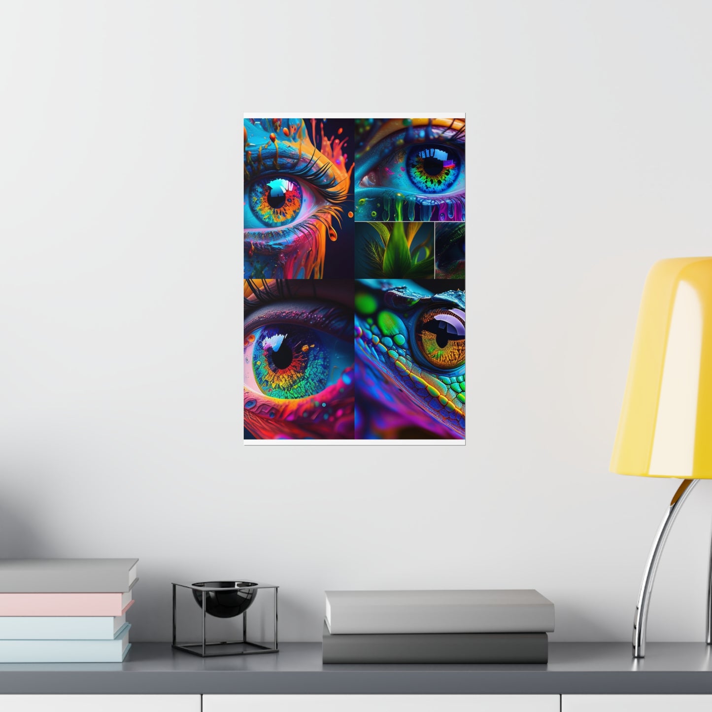 Premium Matte Vertical Posters Macro Eye Photo 5