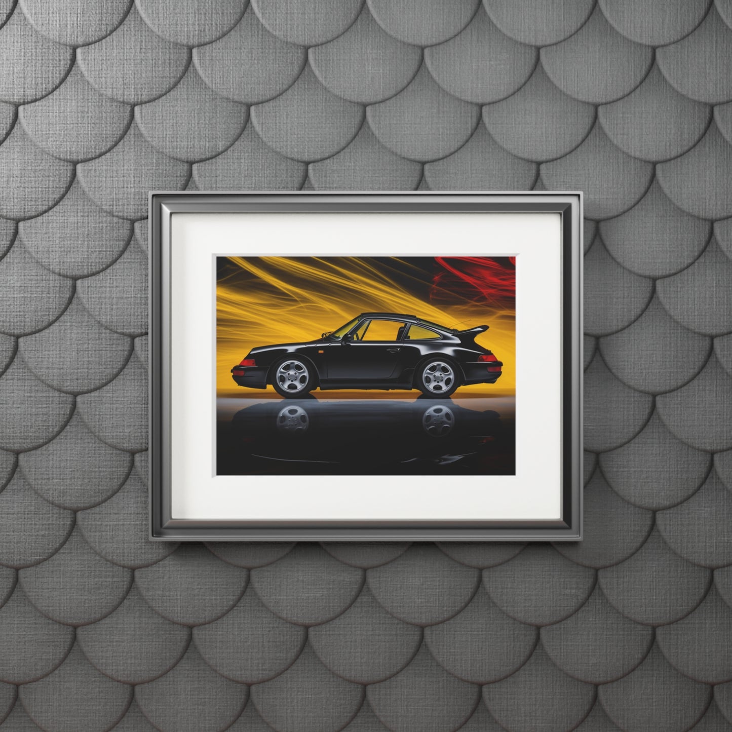 Fine Art Prints (Passepartout Paper Frame) Porsche 933 4