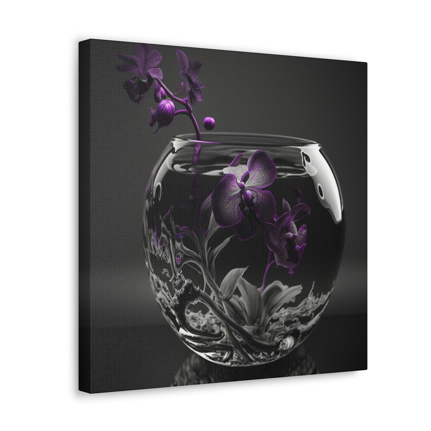 orchid purple glass 3