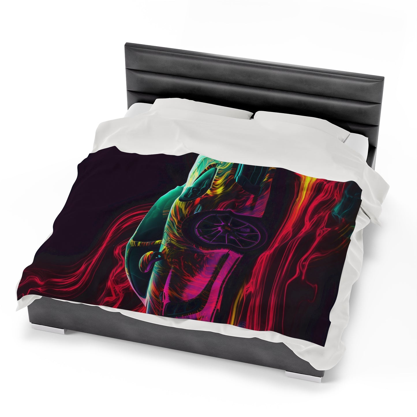 Velveteen Plush Blanket Porsche Flair 1