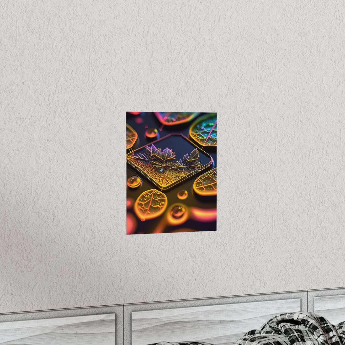 Premium Matte Vertical Posters Macro Florescent 4