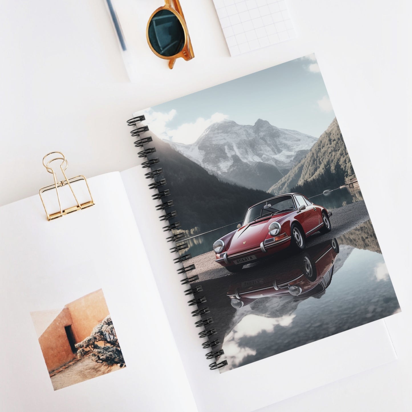 Spiral Notebook - Ruled Line Porsche Lake 4