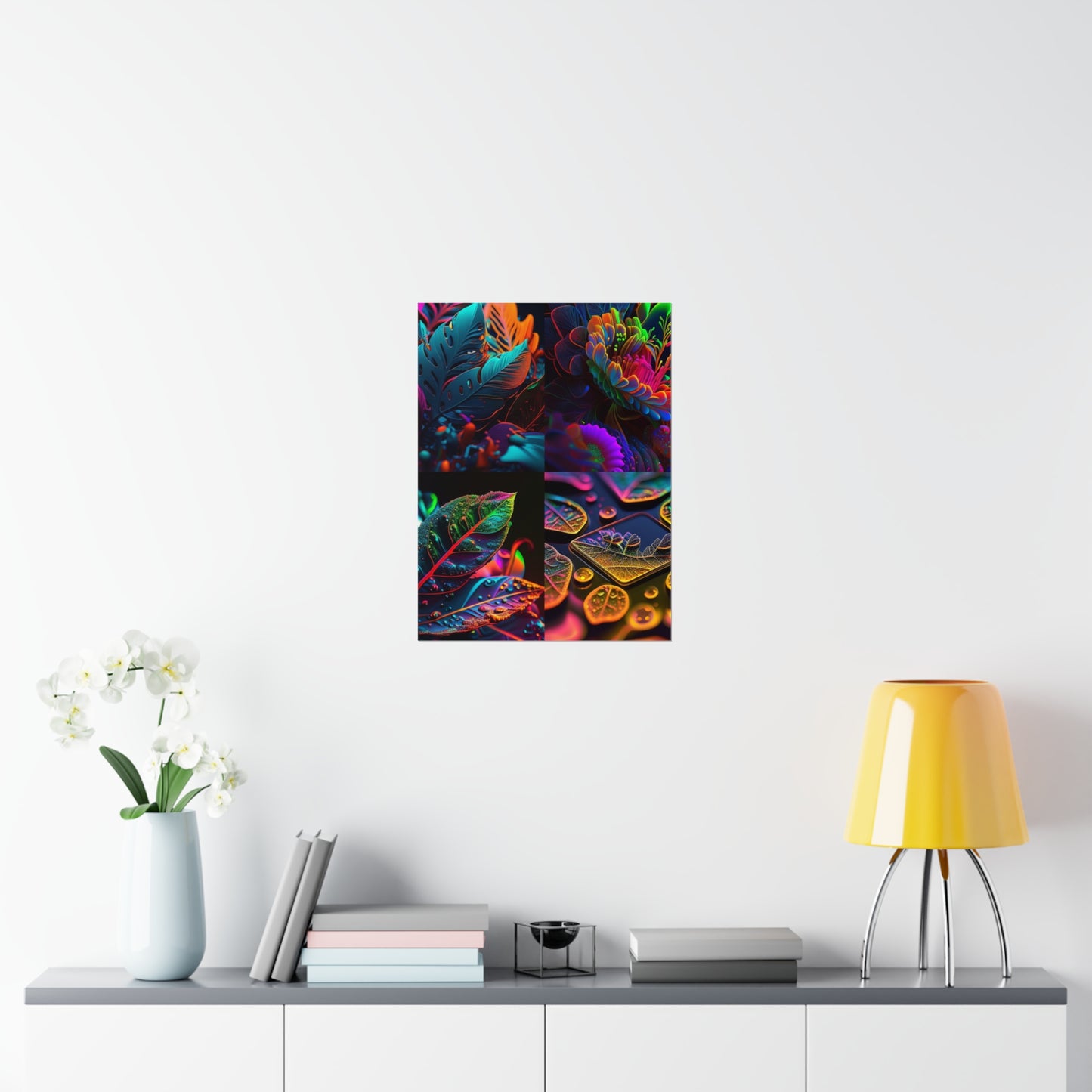 Premium Matte Vertical Posters Macro Florescent 5