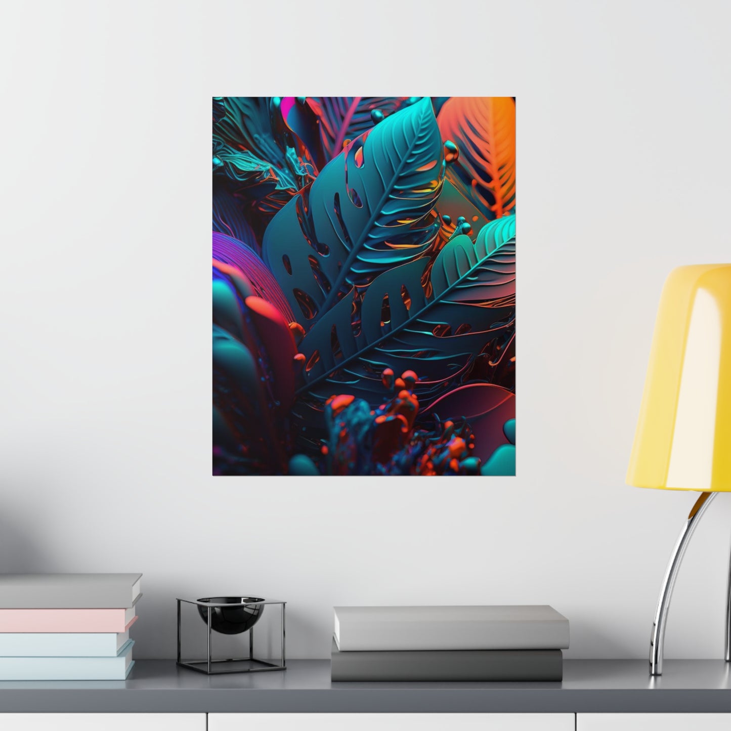 Premium Matte Vertical Posters Macro Florescent 1