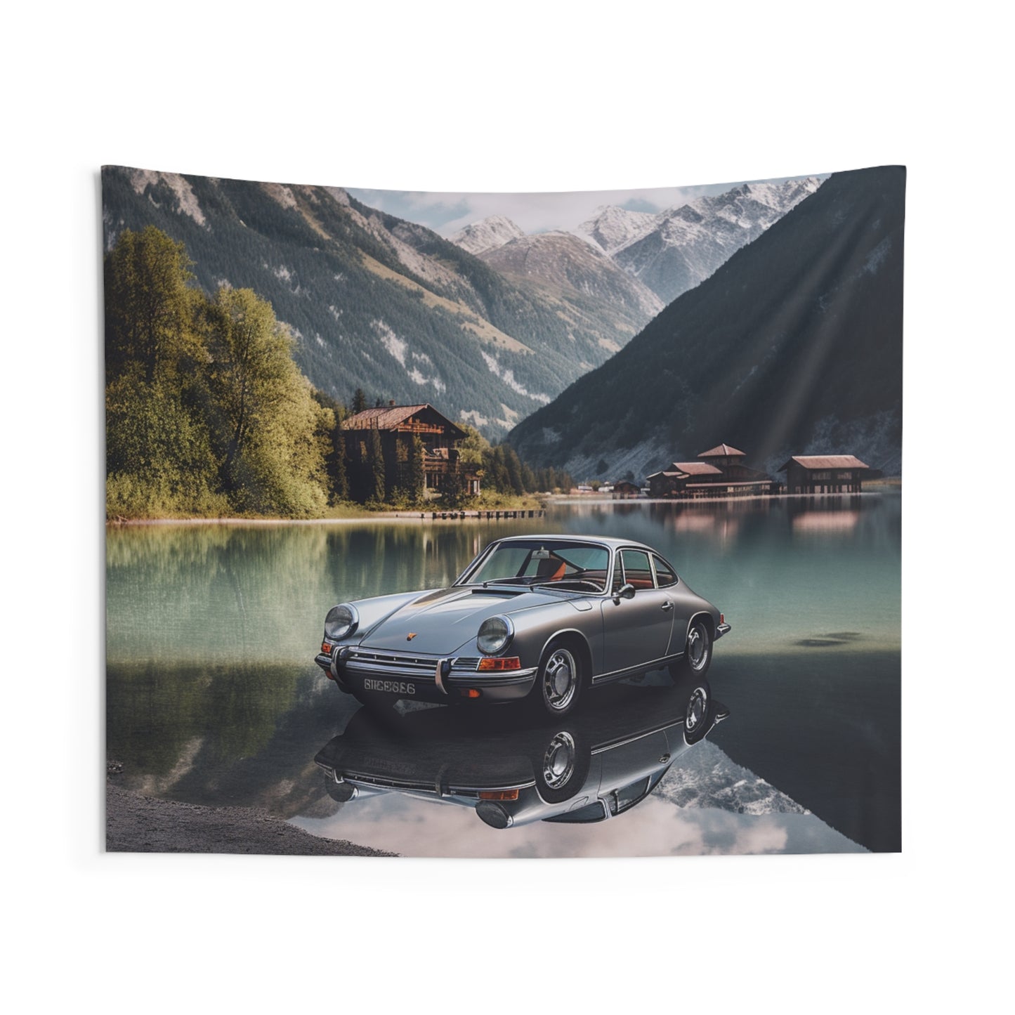 Indoor Wall Tapestries Porsche Lake 2