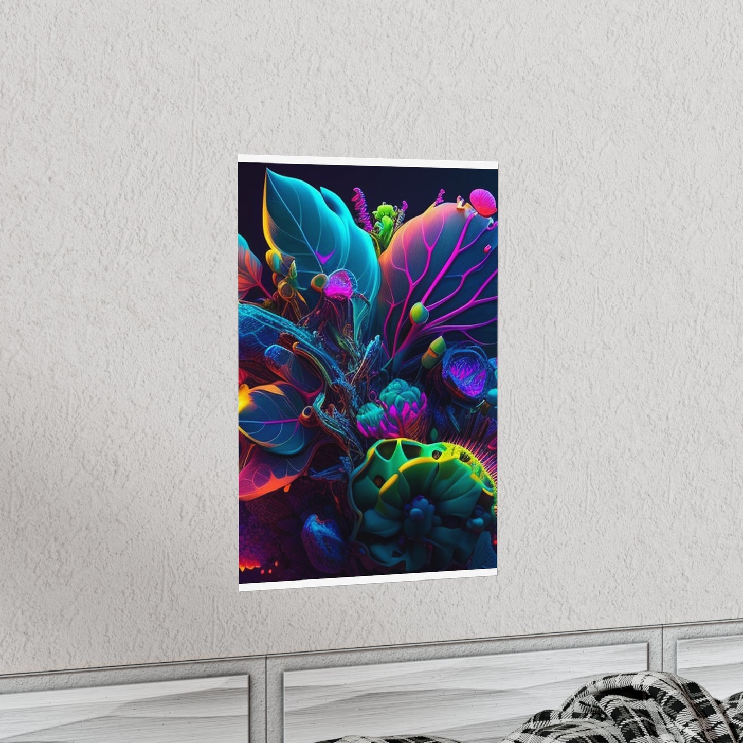 Premium Matte Vertical Posters Macro Coral Reef 3