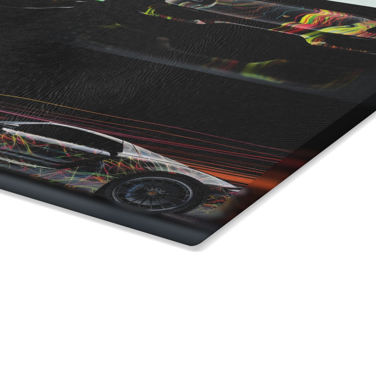 Glass Cutting Board Porsche Line 5