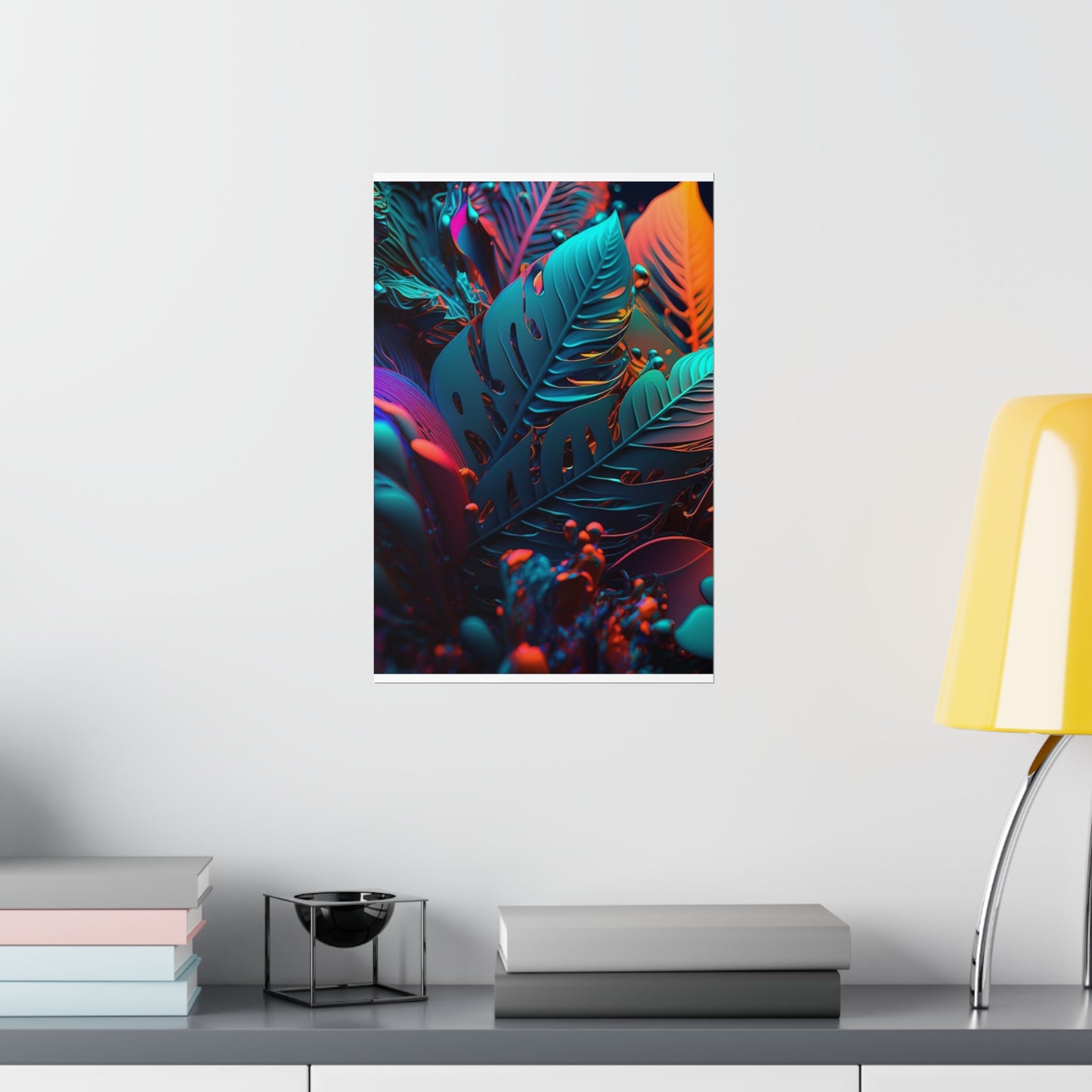 Premium Matte Vertical Posters Macro Florescent 1