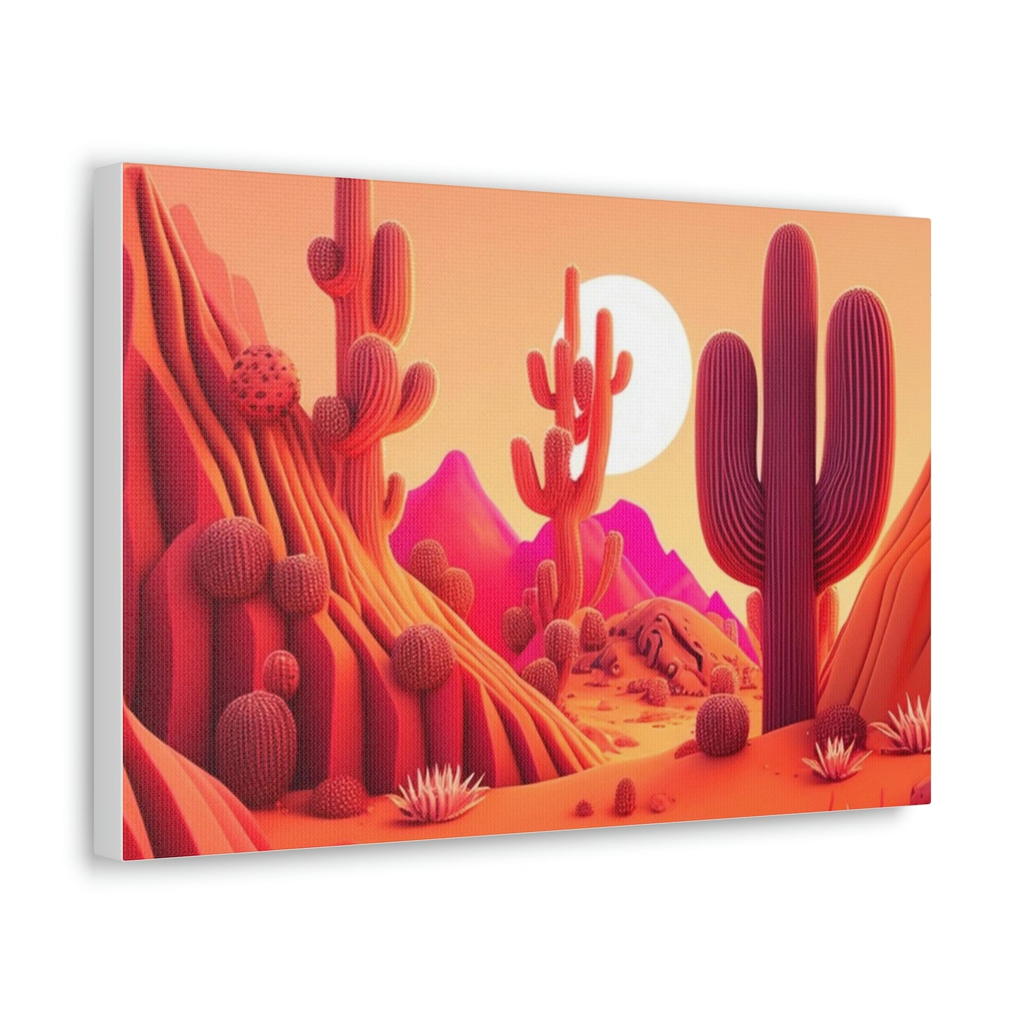 Abstract desert landscape