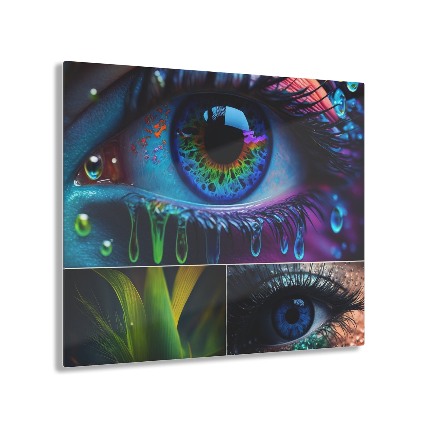 Acrylic Prints Macro Eye Photo 2