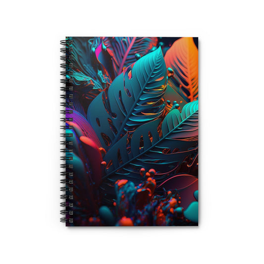 Spiral Notebook - Ruled Line Macro Florescent 1