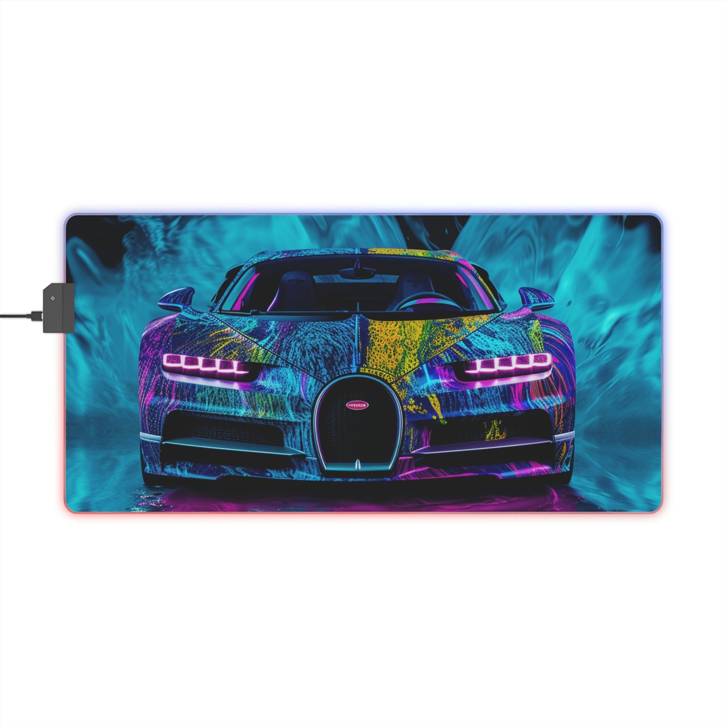 LED Gaming Mouse Pad Bugatti Water 2