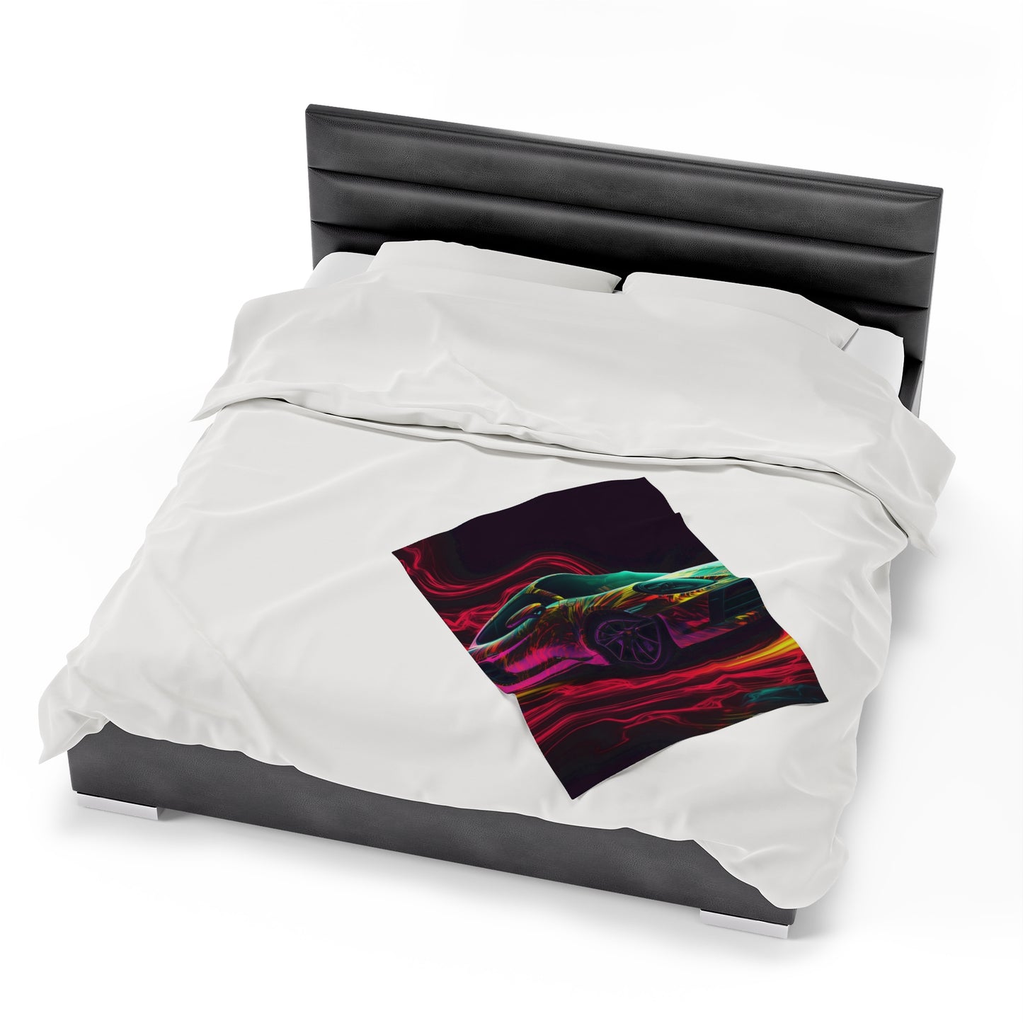 Velveteen Plush Blanket Porsche Flair 1