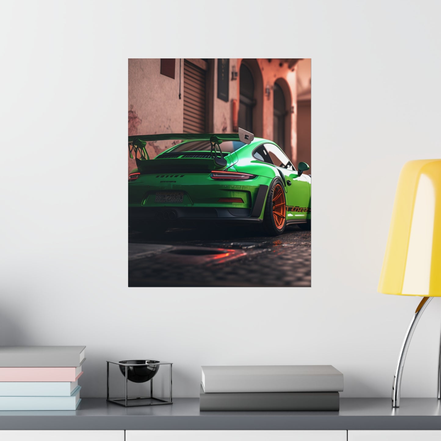 Premium Matte Vertical Posters porsche 911 gt3 1