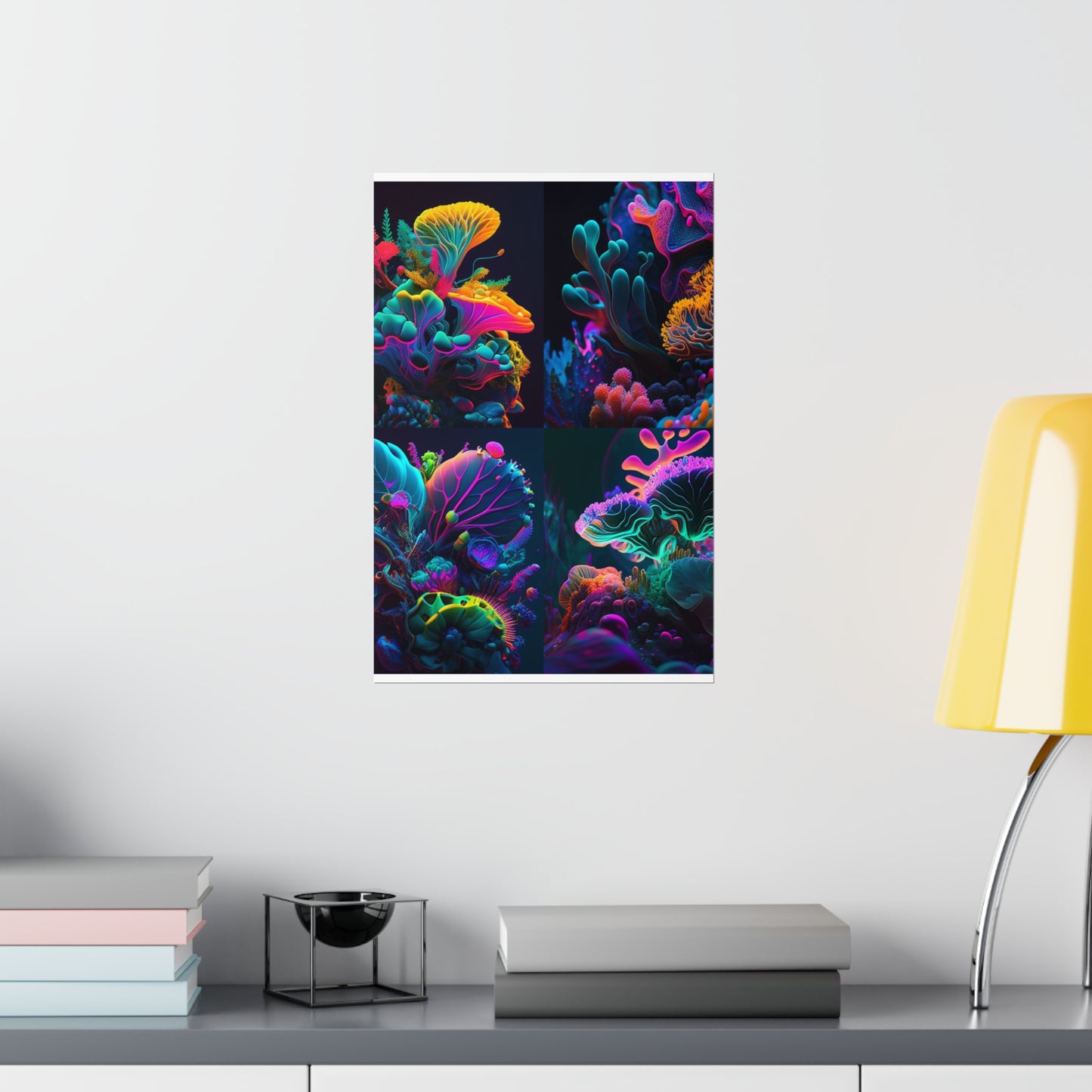 Premium Matte Vertical Posters Macro Coral Reef 5