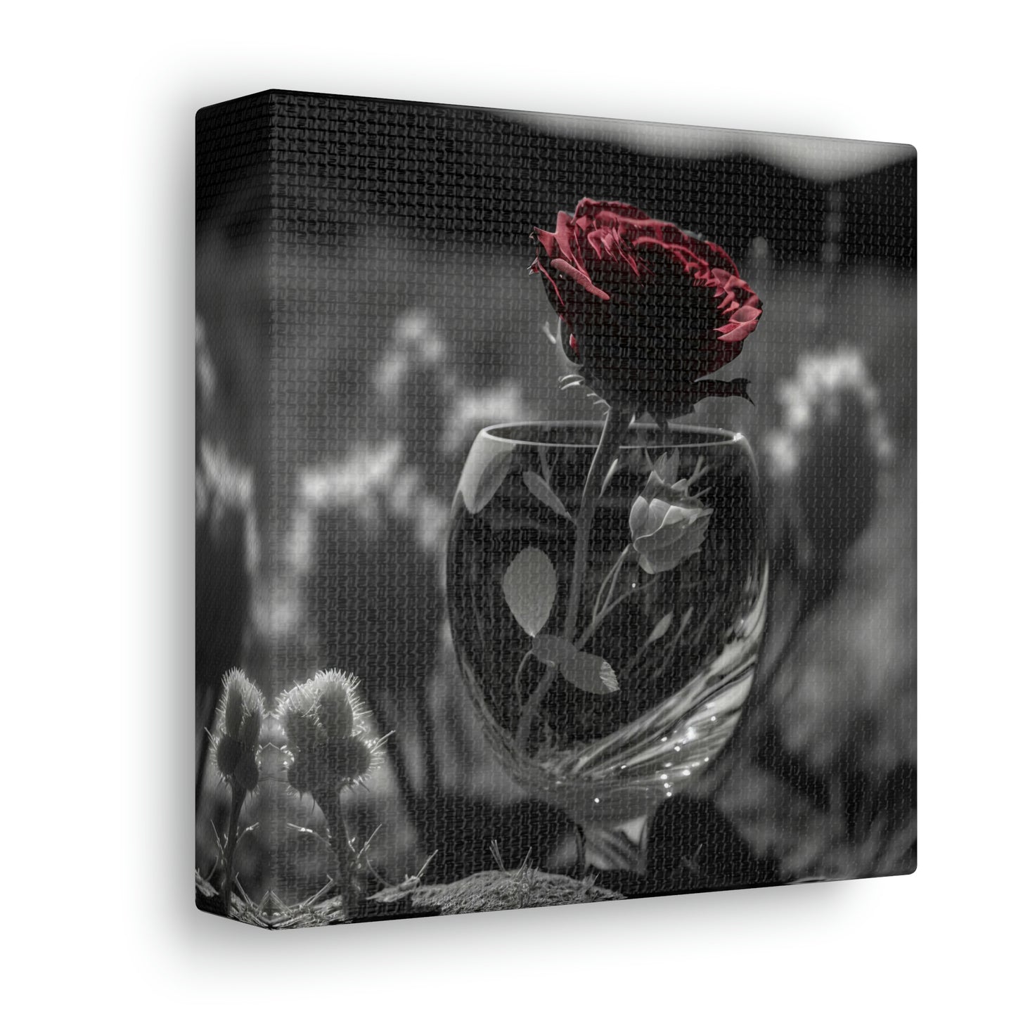 Red Rose Glass 5