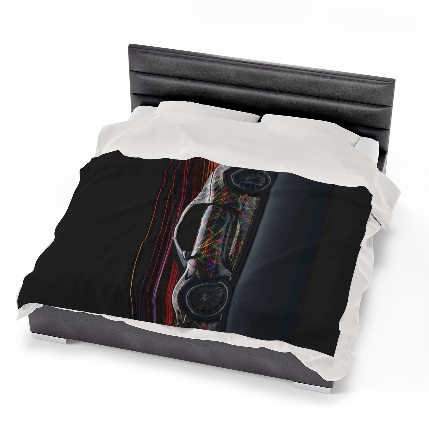 Velveteen Plush Blanket Porsche Line 4