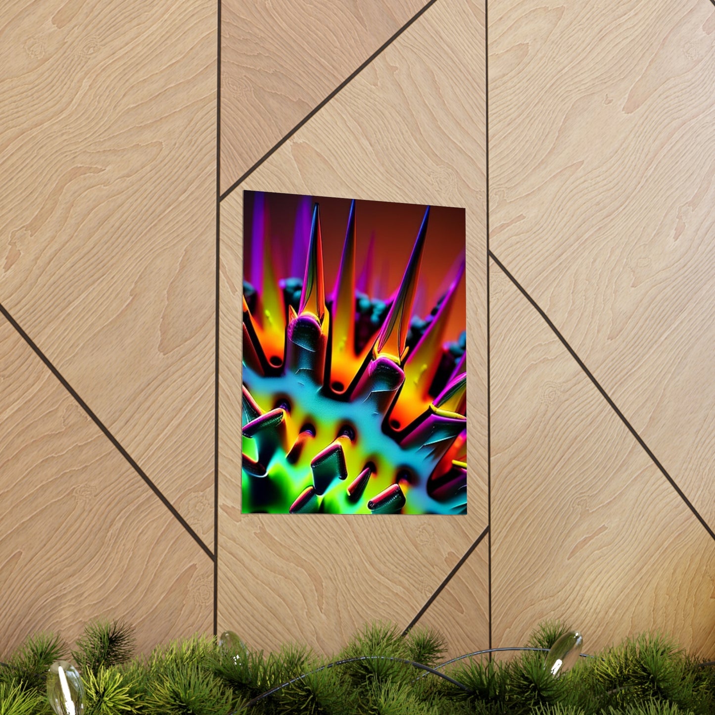 posters  Macro Neon Spike 4