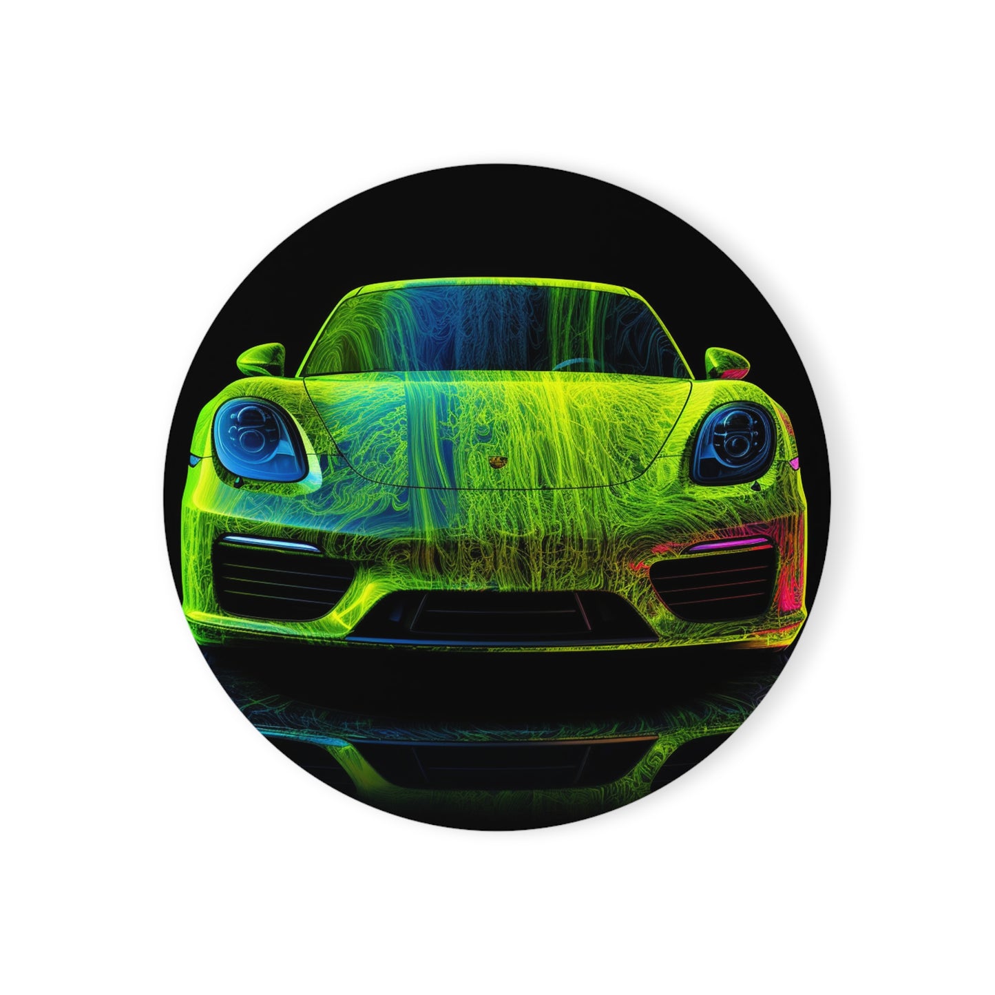 Cork Back Coaster Porsche Flair 3