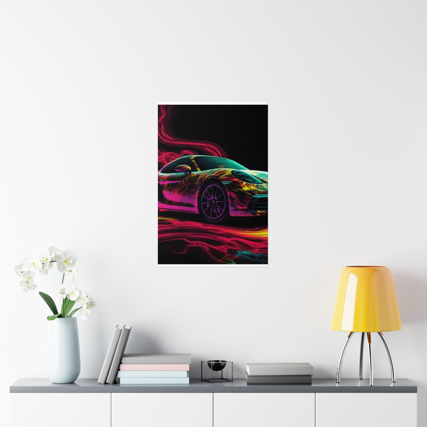 Premium Matte Vertical Posters Porsche Flair 1