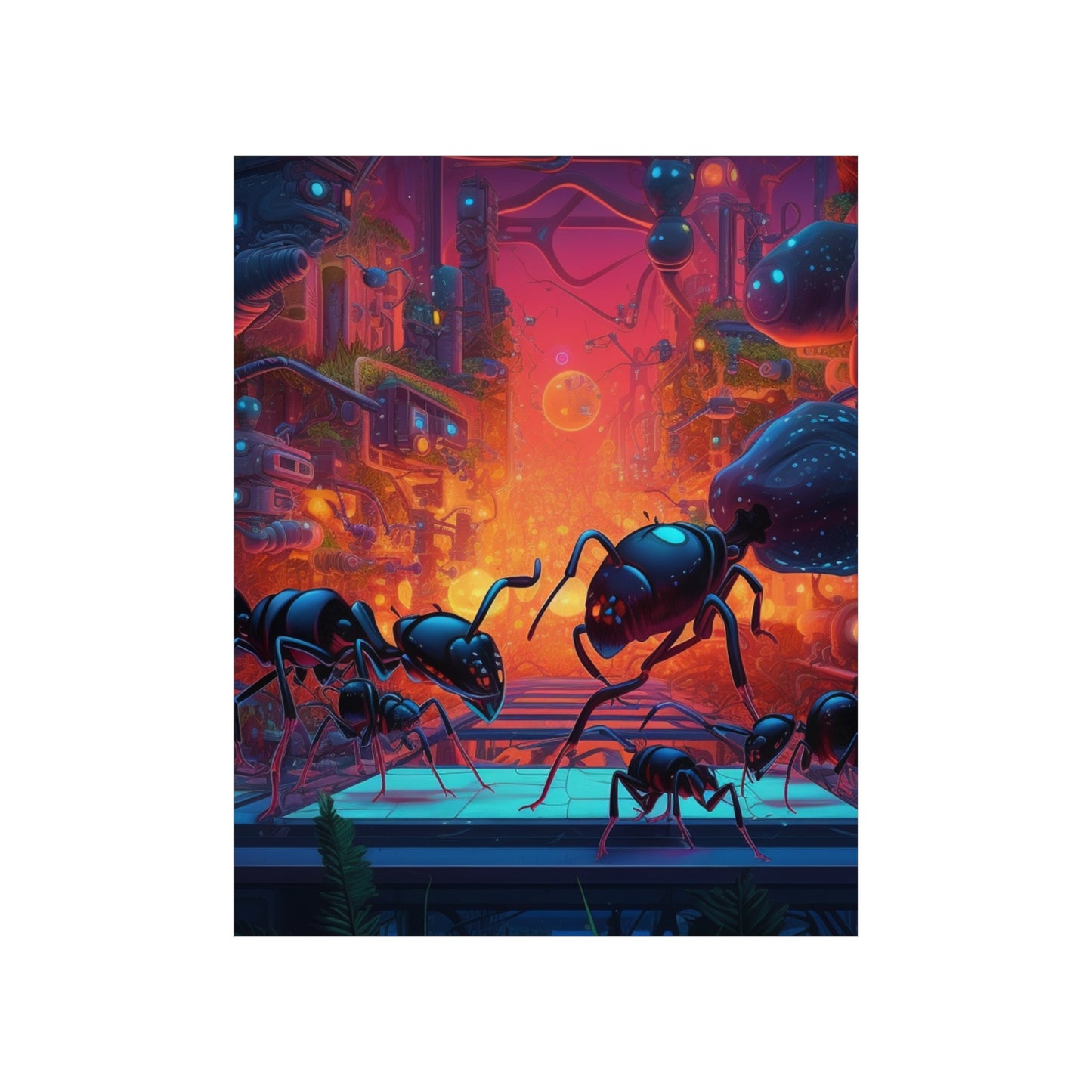 Premium Matte Vertical Posters Ants Home 2