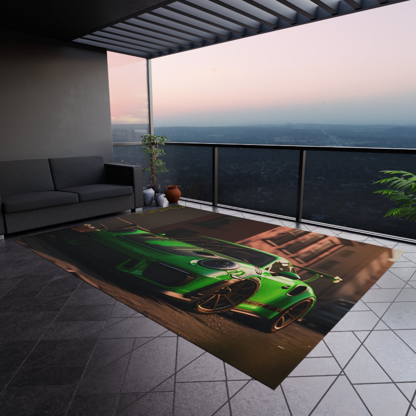 Outdoor Rug  porsche 911 gt3 4