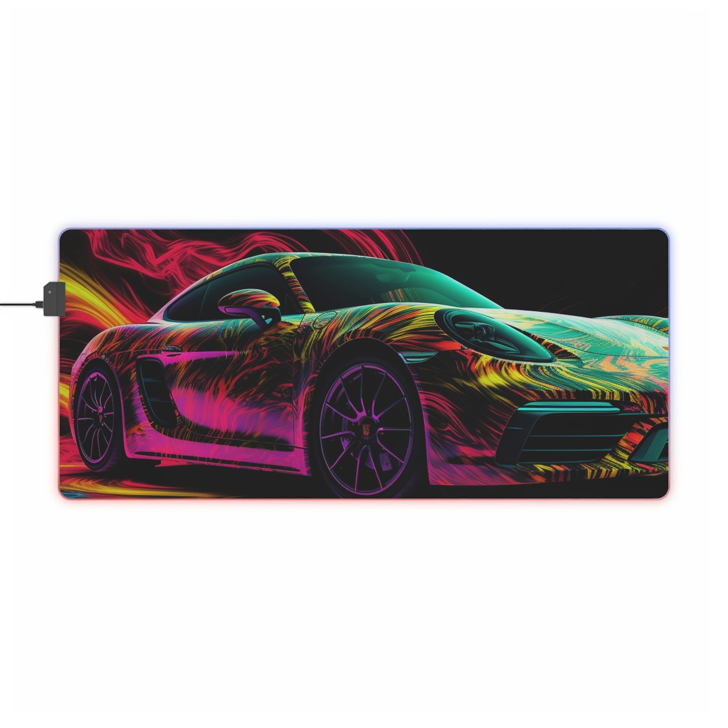 LED Gaming Mouse Pad Porsche Flair 1