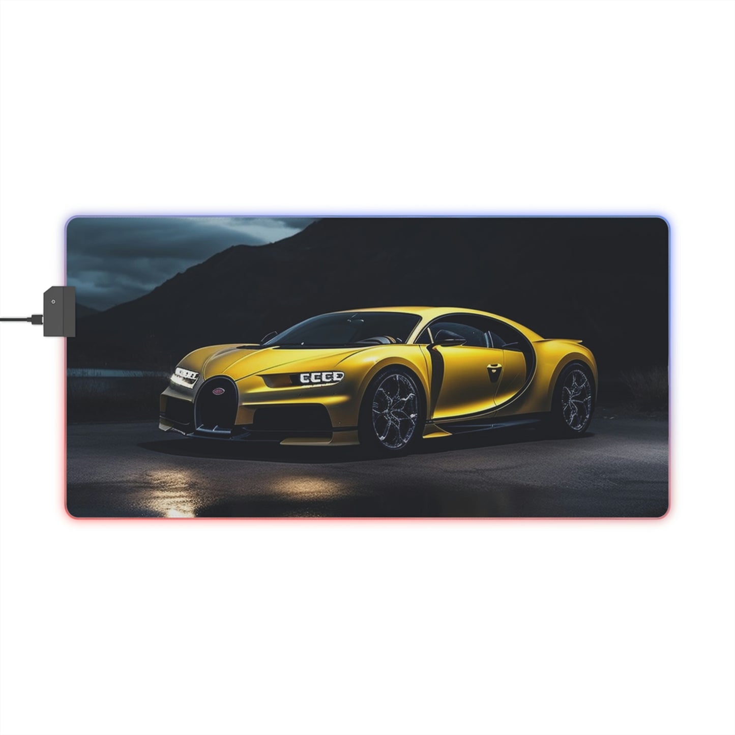 LED Gaming Mouse Pad Bugatti Real Look 4